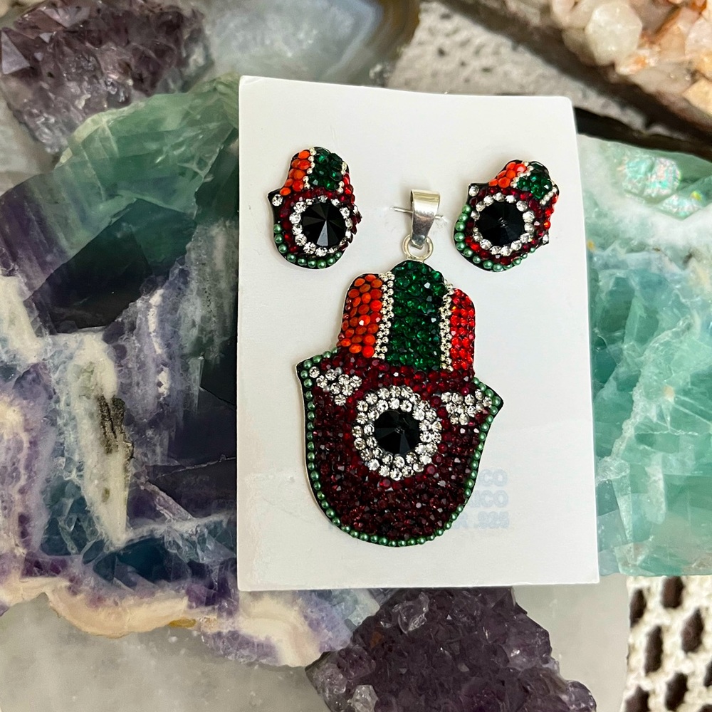 Sterling Silver .925 Hamsa Set🪬